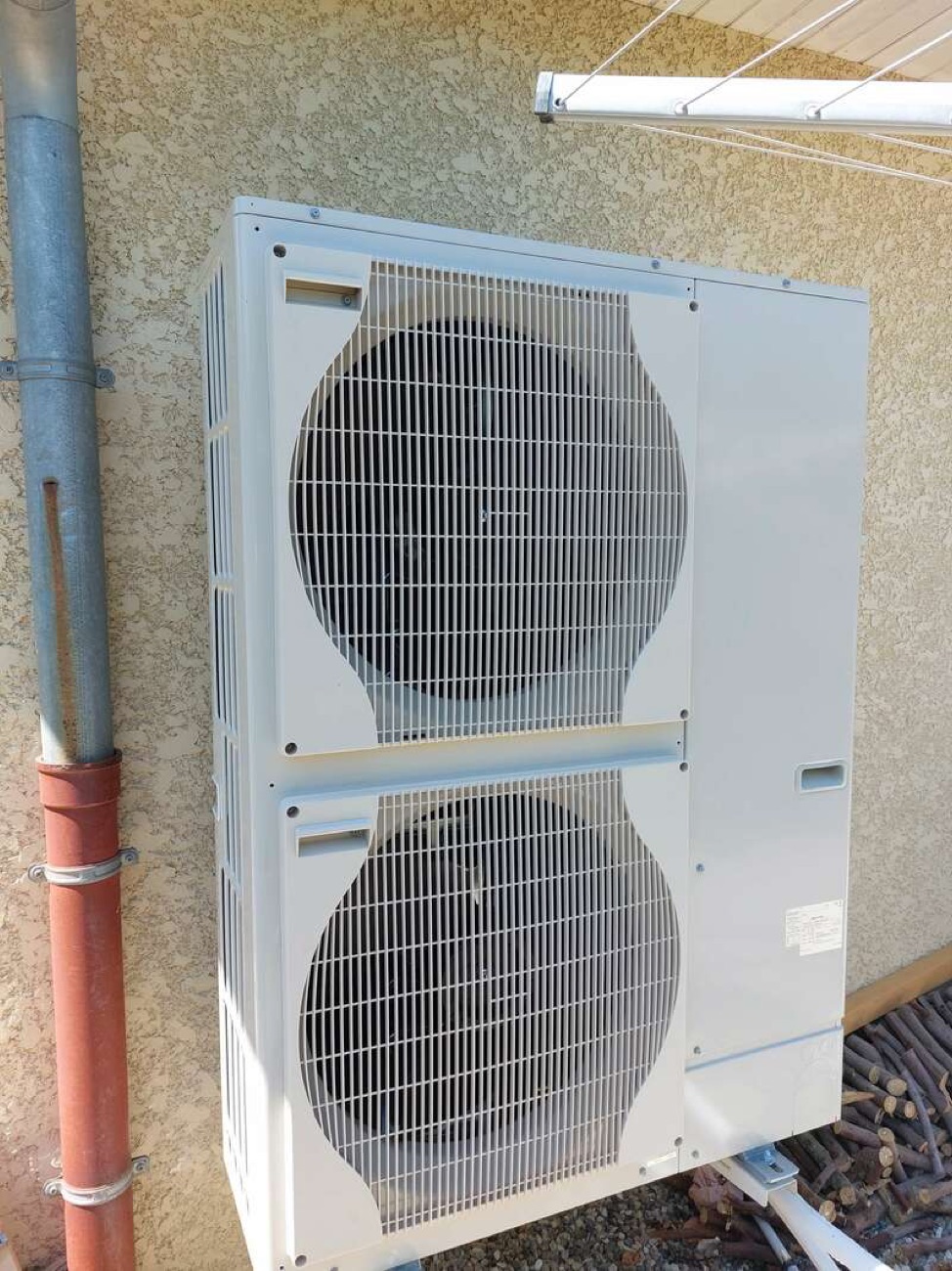 Pompe à chaleur à double ventilateur